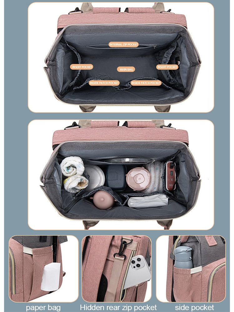 GoodsU™ Multifunction Portable Baby Crib and Bag